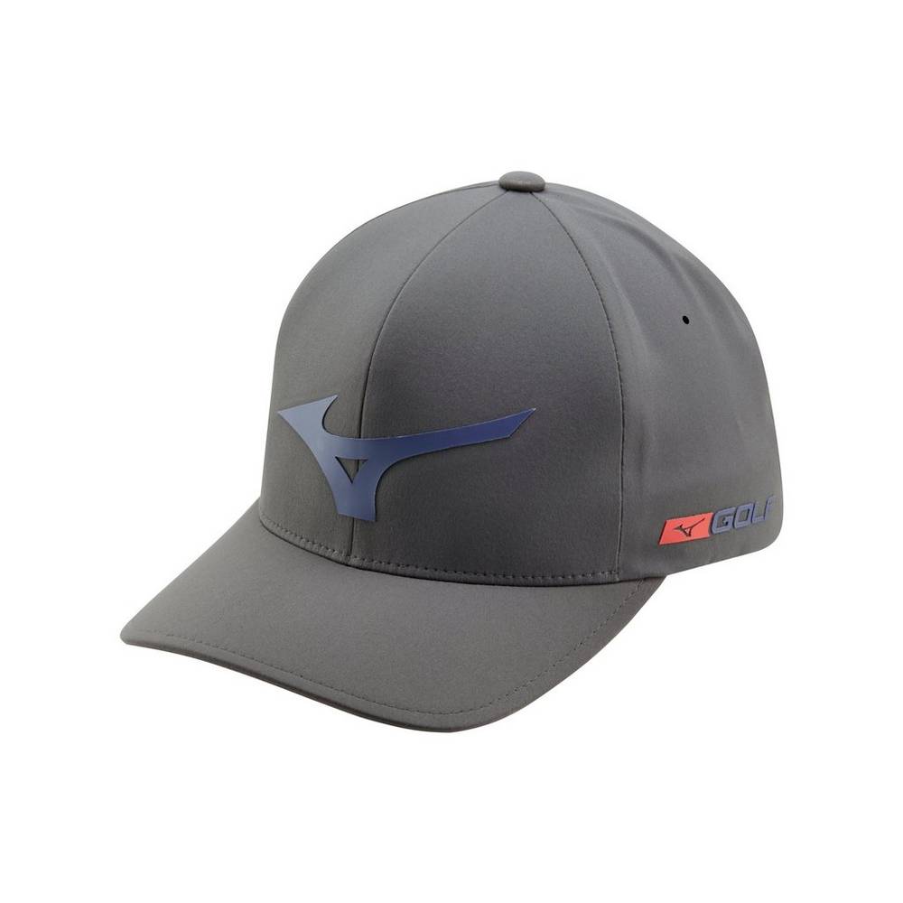 Cappello Mizuno Golf Tour Delta Uomo - Grigie/Blu Marino - 59806-UOIS